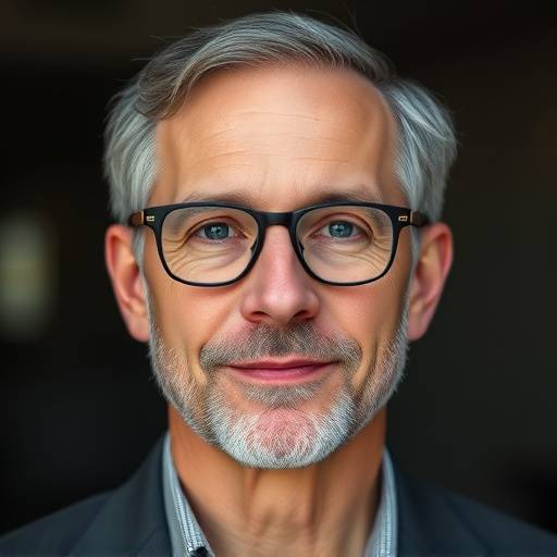 Headshot of Robert Davis, wearing glasses.